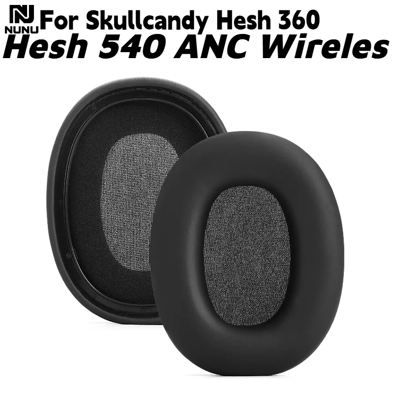 

NUNU Replacement Protein skin Ear Pads With buckle for Skullcandy Hesh 360Hesh 540 ANC Wireles Headset Earmuff Repair Parts