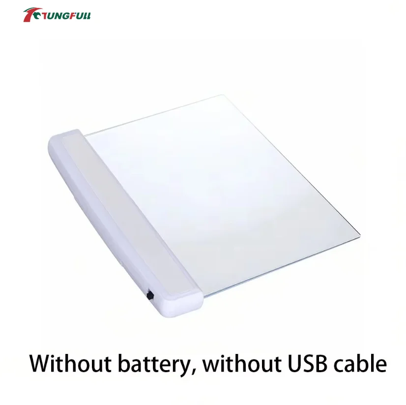 LED Flat Panel Book Light USB Charging Eye Protection Night Vision Reading Lamp Portable Student Indoor Night Reading Lamp - view 3