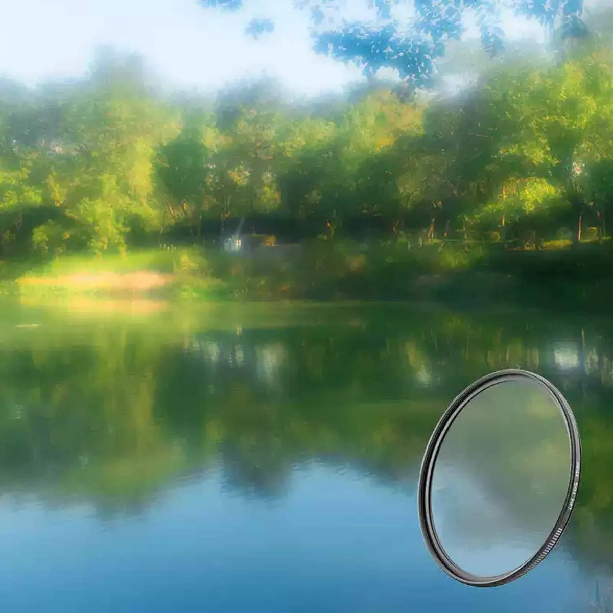 White Mist Filter Camera for Landscape Photography Hazy Mirror Ink Wash Effect Photography Accessory