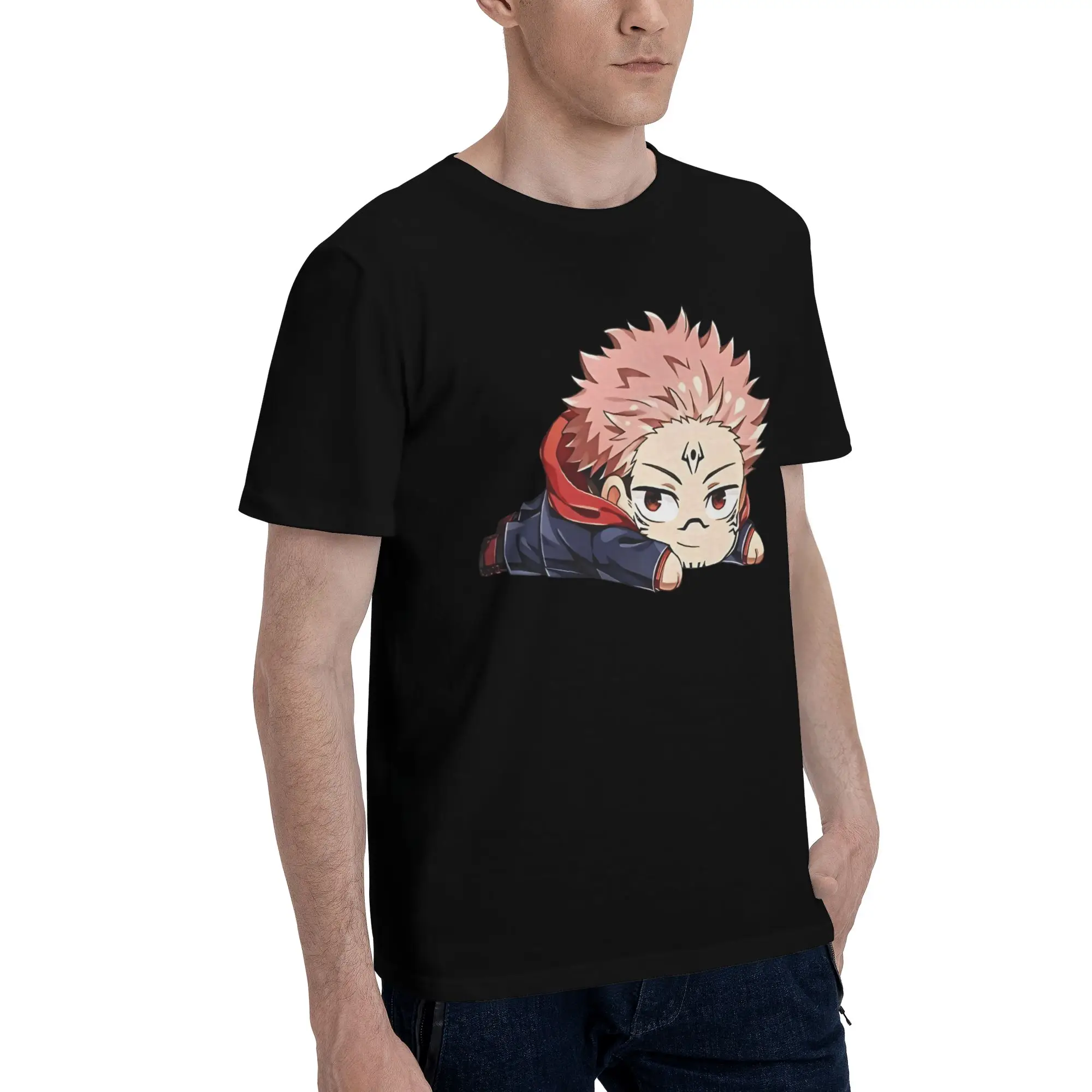 Mini Monster 6099012282 Graphic 100% Cotton T-Shirt Bandai Jujutsu Kaisen Tops Tees For Men