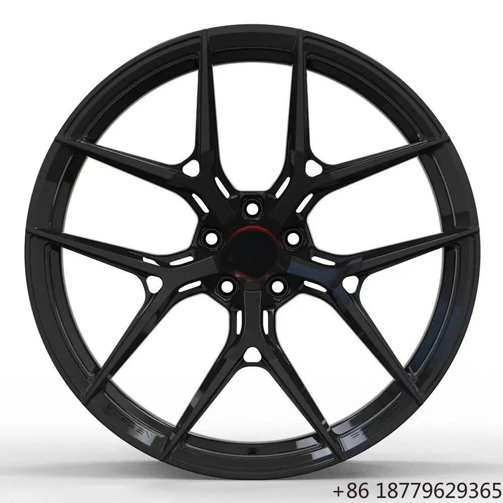 Lightweight Forged Wheels Silver Finish Japanese High-Performance Sports Car Fitment 2015 Model