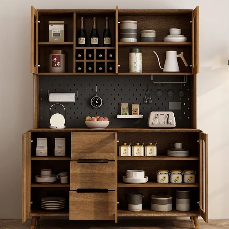 Armoire de Bar à Café et Whisky de Luxe, Étagères d'Extérieur, Accessoires, Porte-Bouteilles de Vin, Vitrine Française ou T1, Coin Vinera