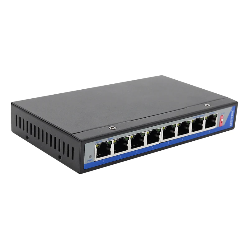 UOTEK 1000M 8 Ports Full Gigabit Unmanaged Ethernet Switch Support VLAN Function UT-CG1008
