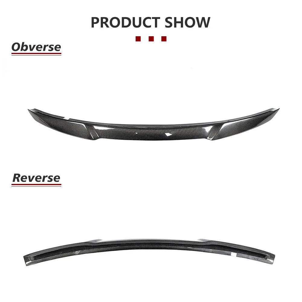 جناح سبويلر خلفي للسيارة BMW X5 G05 X5M F95 2020-2025 ألياف الكربون الخلفي الأوسط سبويلر الجناح الشفاه