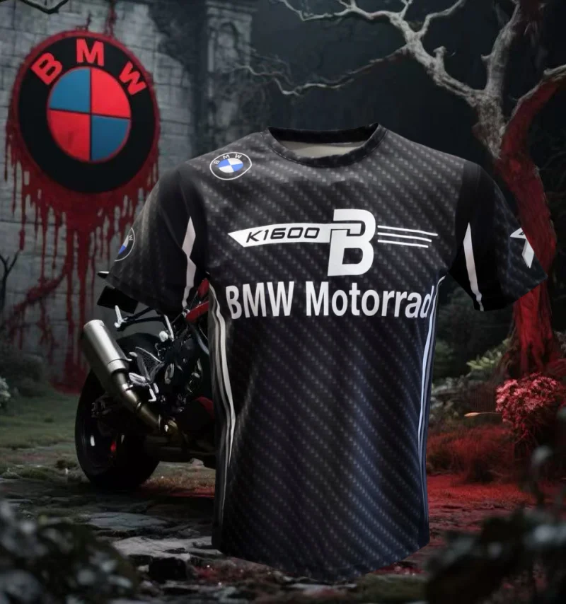 

Лето 2022, BMW K1600B, мотоциклетная мужская быстросохнущая футболка, велосипедный костюм, гоночный костюм с коротким рукавом, повседневная дышащая мода Y2K