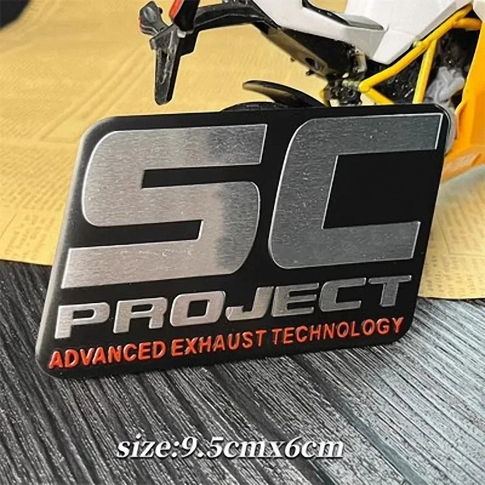 Für sc projekt auspuff aufkleber motorrad zubehör flucht abziehbilder ktm honda kawasaki bmw yamaha aprilia ducati suzuki cfmoto