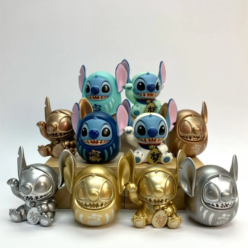 

Disney Lucky Stitch Series Blind Box - Genuine Fukuheya Cute Stitch Action Figure Desk Decor Trendy Toy Surprise Birthday Gift