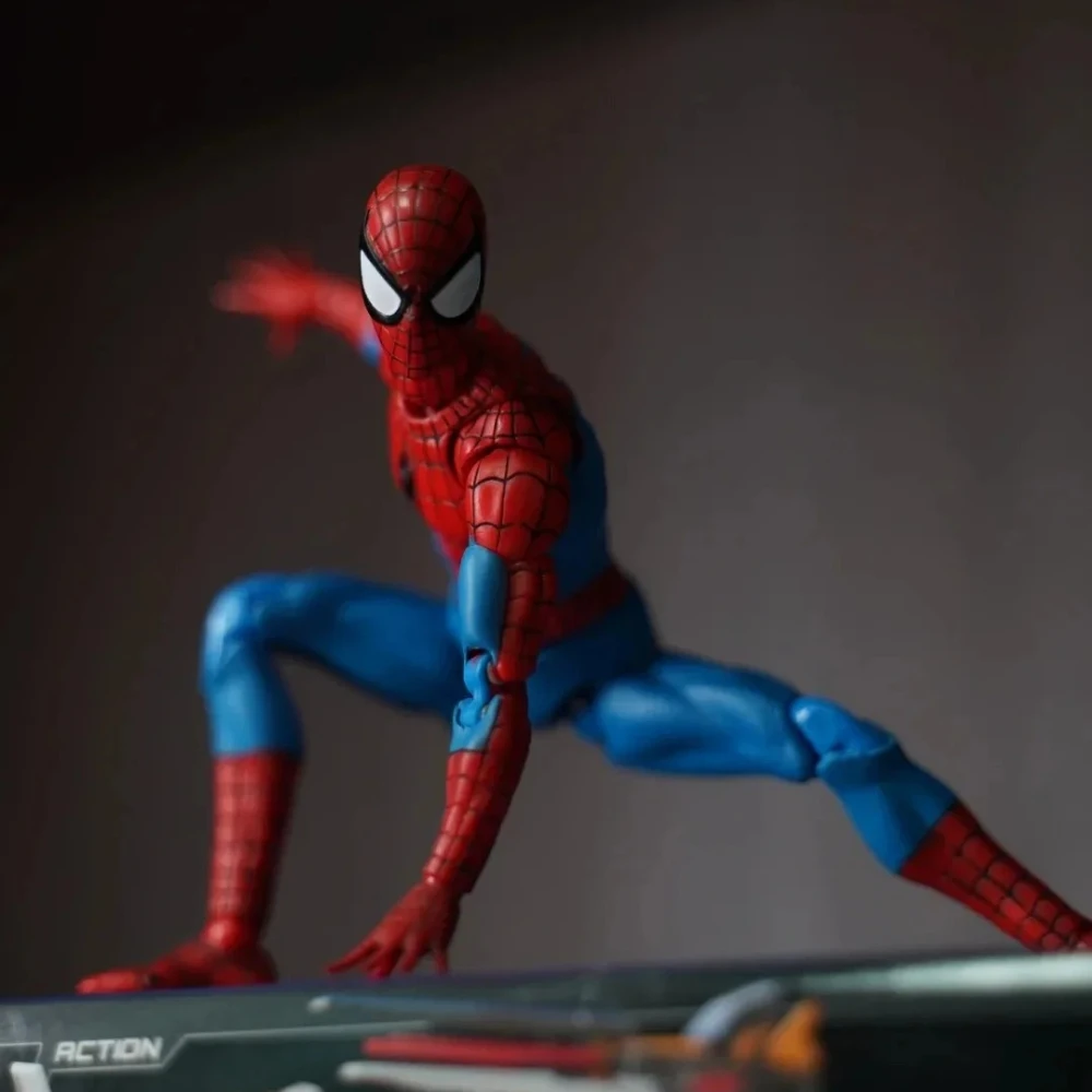 

Spiderman Mafex 185 Figure The Amazing Spider-Man SHF Spider Man Anime Action Figure Model Figurine Gifts Toys