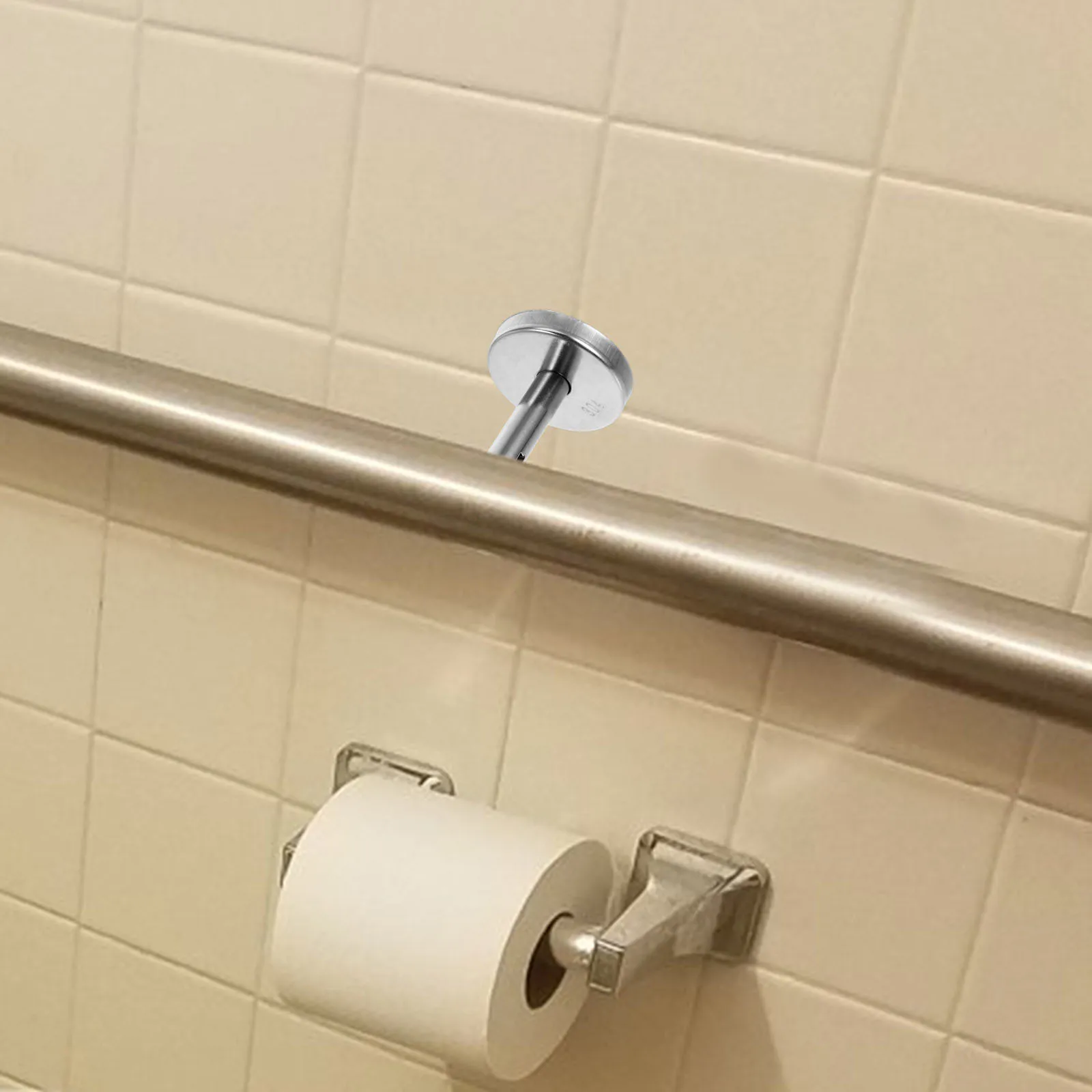 

2Pcs Modern Railing Bracket Stainless Steel Wall Mount Handrail Support for Stair Banister Round Base Saddle Connector