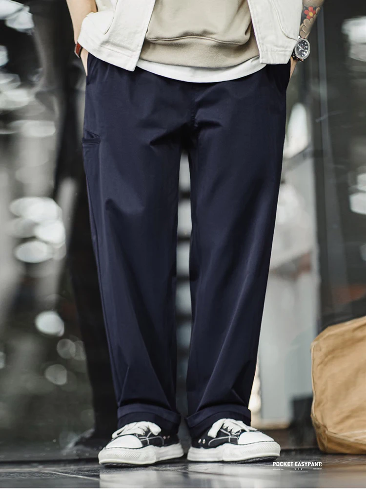 

Мужские повседневные брюки Maden American Sle CleanFit прямого кроя, зауженные к низу, длинные, осенние, цвет хаки, Pure Sle