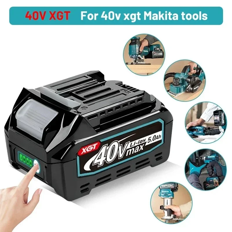 Rechargeable 40V 8.0Ah Lithium Battery for XGT Tools Compatible with BL4040 BL4025 BL4050 DC40RA High-Quality Replacement