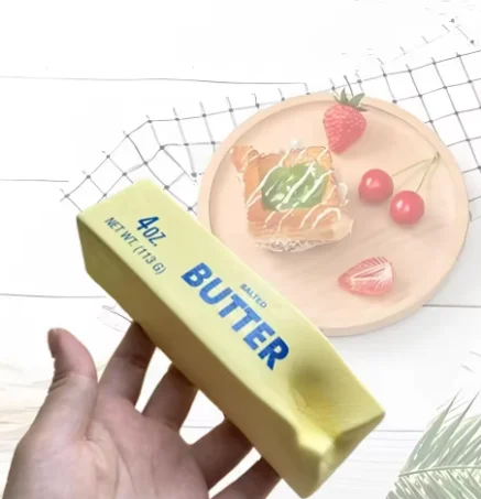 Nuevo palo de mantequilla, juguete para apretar, barra de mantequilla blanda de crecimiento lento, ladrillo para adultos, juguete antiestrés, liberación de mano, juguete de regalo relajante