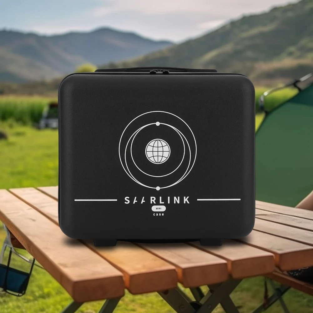 

Hard Case for Starlink Mini Protective Carrying Case Waterproof Hard Shell Case Shockproof for Outdoor Camping Car RV Boat Trips