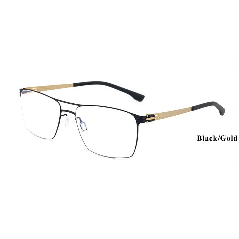 

No Screw German Ultrathin Stainless Eyeglasses Frames Handmade Men Myopia Women Prescription Glasses JanaM Optical original box