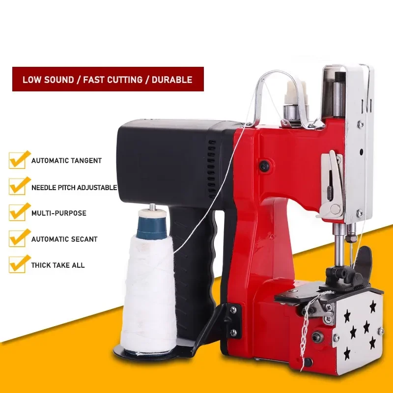 Gun Type Packer Portable High Speed Electric Packing  Machine  Woven Snake Skin Bag Sewing Machine Manual Packer Sealing Machine