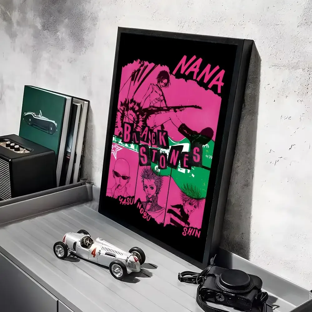 Anime N-Nana klassisches Poster, dekorative Wandkunst, Aufkleber, Wandbild, Fotodruck für Zuhause, Wohnzimmer, Flur, Dekoration – Detail 11