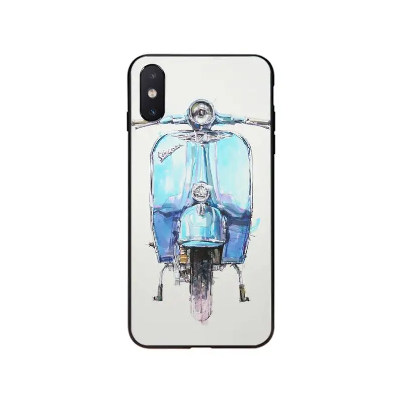 Vespa Scooter  Phone Case For iphone 16 15 14 Pro Max 16 15 14 13 12 Pro 15Plus iphone 11