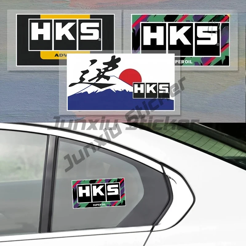 

HKS Modified Car Advanced Car Jdm Car Stickers Door and Body Stickers Scratch and Cover The Rear Glass Sticker