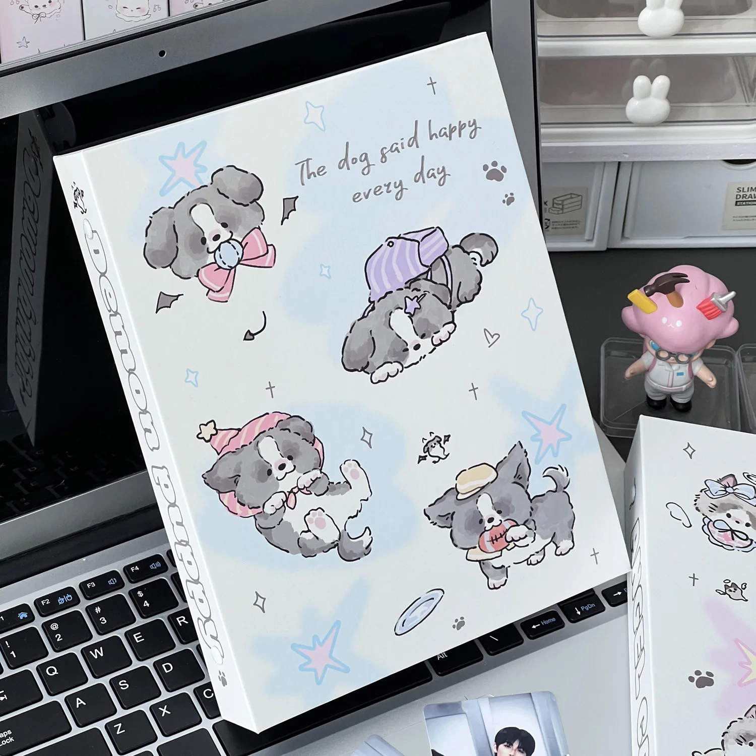 Kawaii Cats dogs cartoon animals A5 Kpop Photocard Binder Collect Book Idol Photo Card Holder Cute postcard album Stationery