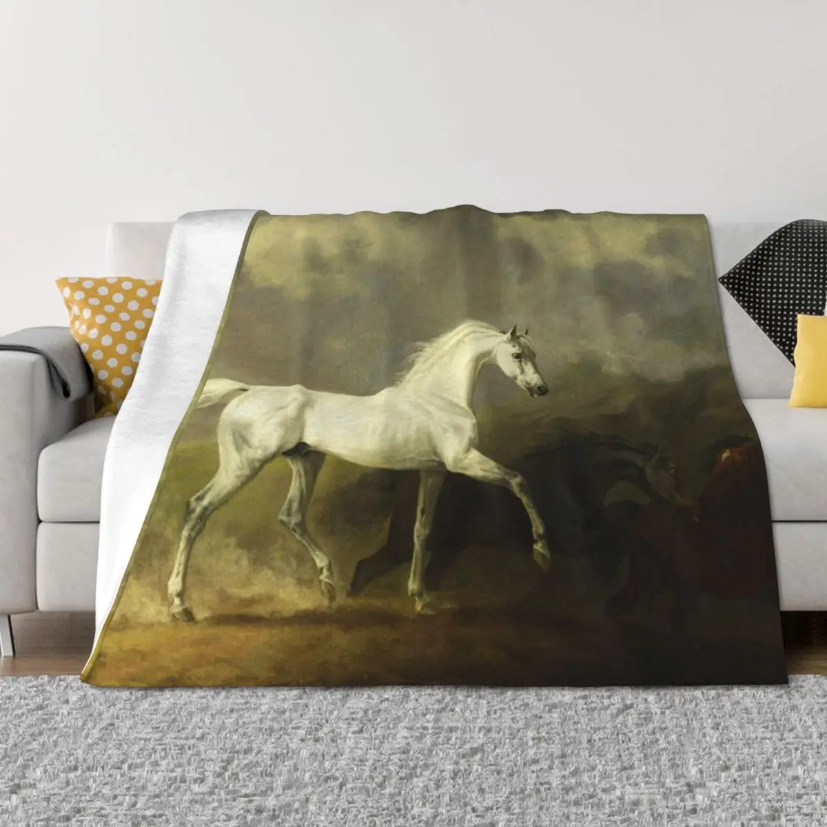 

Serene Equine Encounter Throw Blanket Sleeping Bag Cute Thin Blankets