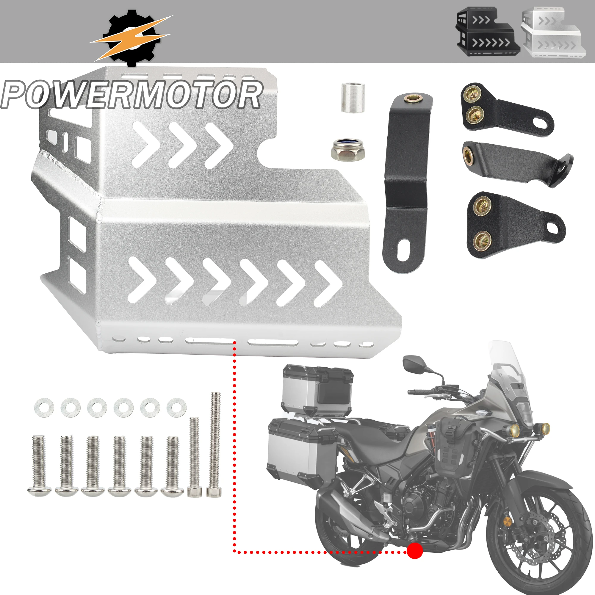 

Motorcycle Engine Protection Cover For Honda CB500X CB 500X 500 X 2019 2023 ADV Supermoto Chassis Under Guard Skid Modified Part