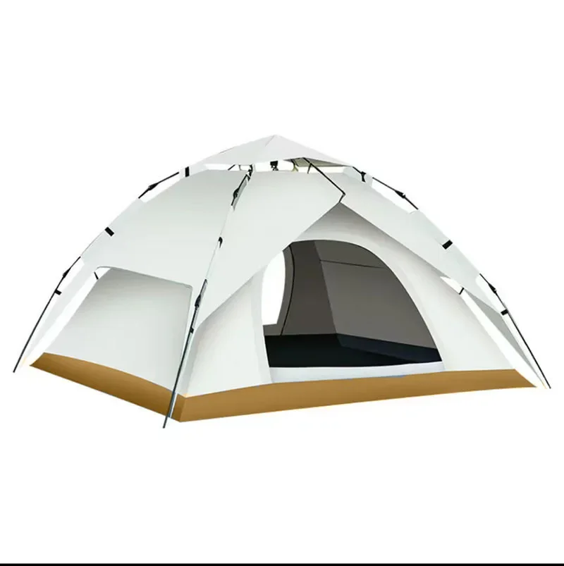 

Outdoor Tent Double Door Camping Thickened Equipment Automatic Field Camping Rainproof and Sun Protection