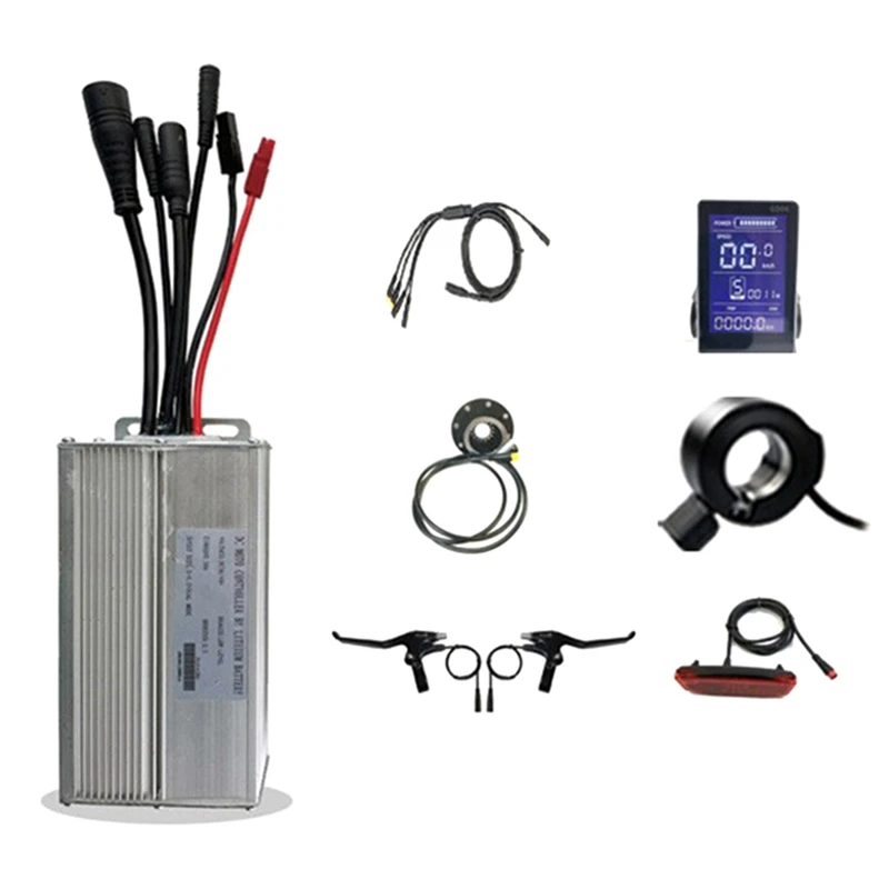 For 1000W Motor Electric Bike Motor Controller Kit Electric Bicycle Accessories E-Bike Light