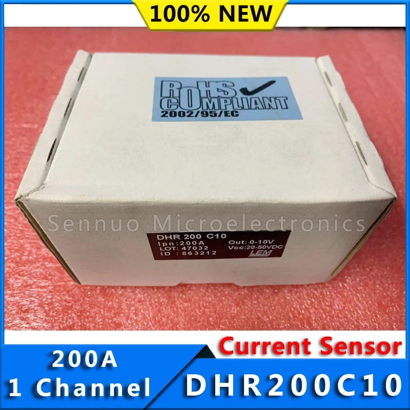 New Original DHR200C10 / DHR 200 C10 Current Sensor 200A 1 Channel Hall Effect, Open Loop Bidirectional Module AC/DC