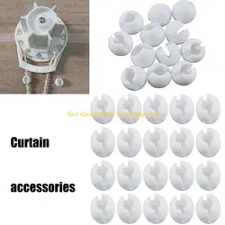 20Pcs Curtain Beads Chain Crimp Stops for Roller Shade Beaded Chain Stoppers Limit Buckles Blind Beads Accessories Drop shipping