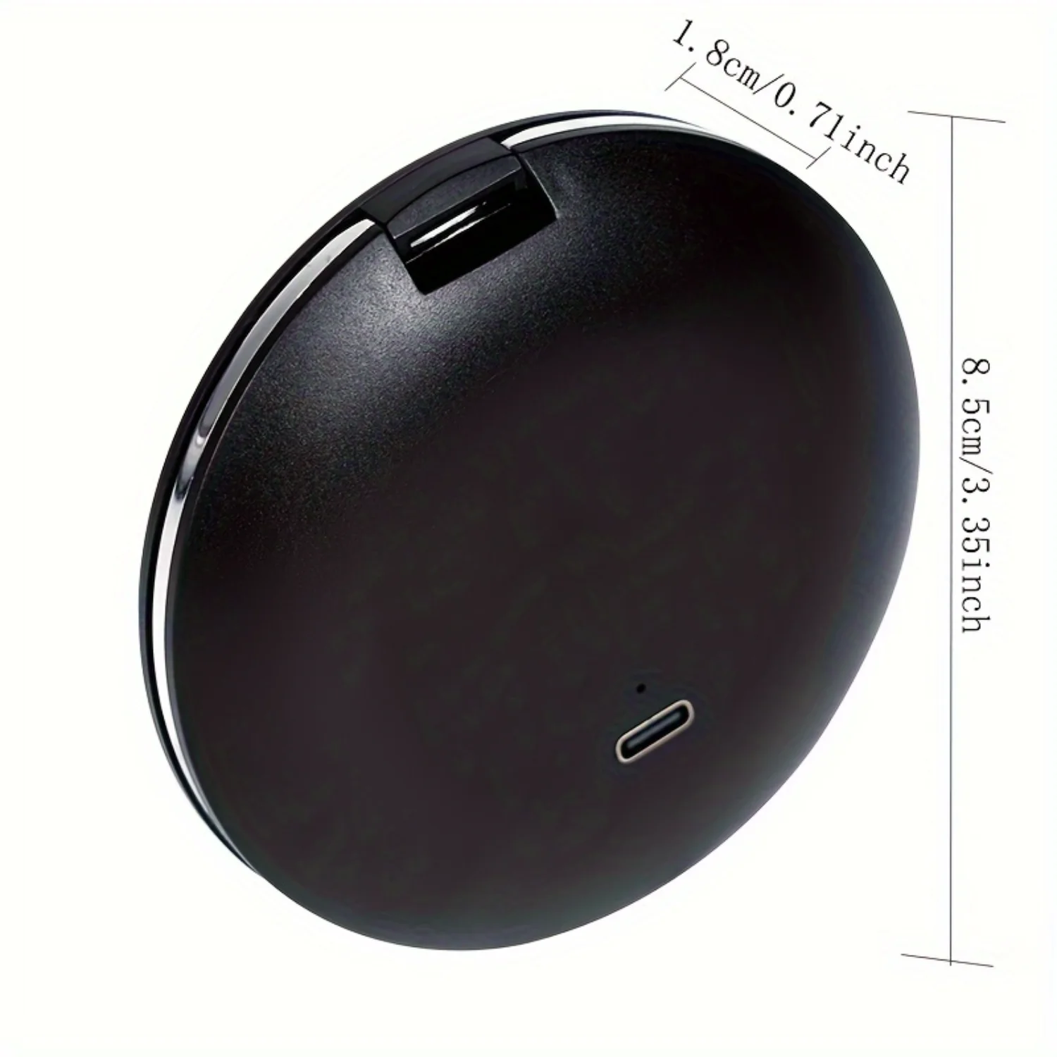 1 قطعة مرآة مدمجة Led مع تكبير 5X 3-Gear يعتم المحمولة صغيرة مزدوجة الجانب للطي مرآة ماكياج مضاءة للمحافظ أ