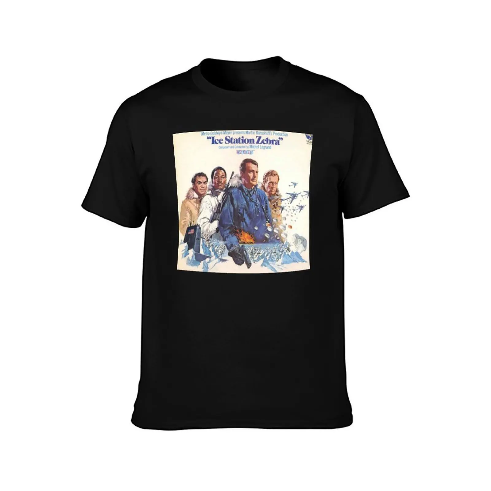 Ice Station Zebra vintage T-Shirt Sun Protective Outdoor Tee Top T-Shirt