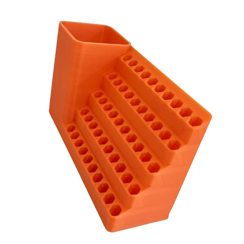 Multipurpose Tool Storage Box Holds Screwdriver Bits Nails Light Weight Design for Home Garage Use