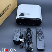 Full HD 1080P Mini Projector,Usb Audio Home Theater Movie Phone Projector Media Player Beamer Travel Smart Portable Projector