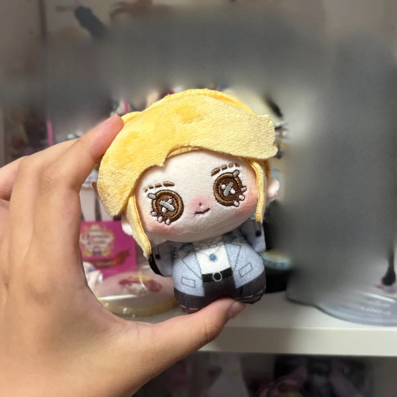 10cm Anime Game Identity V Journalist Kawaii Cosplay Cotton Doll Body Props Alice DeRoss Mini Soft Plushie Toy Figures Fans Gift