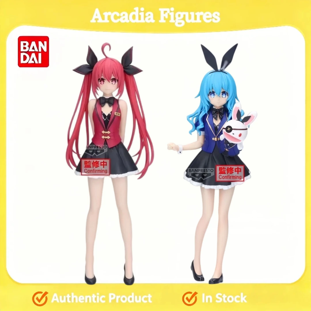 [In Stock] Original BANPRESTO Shining Charm G&G Date A Live Yoshino & Itsuka Kotori Bunny Girl Model Anime Doll Toy Figures Gift