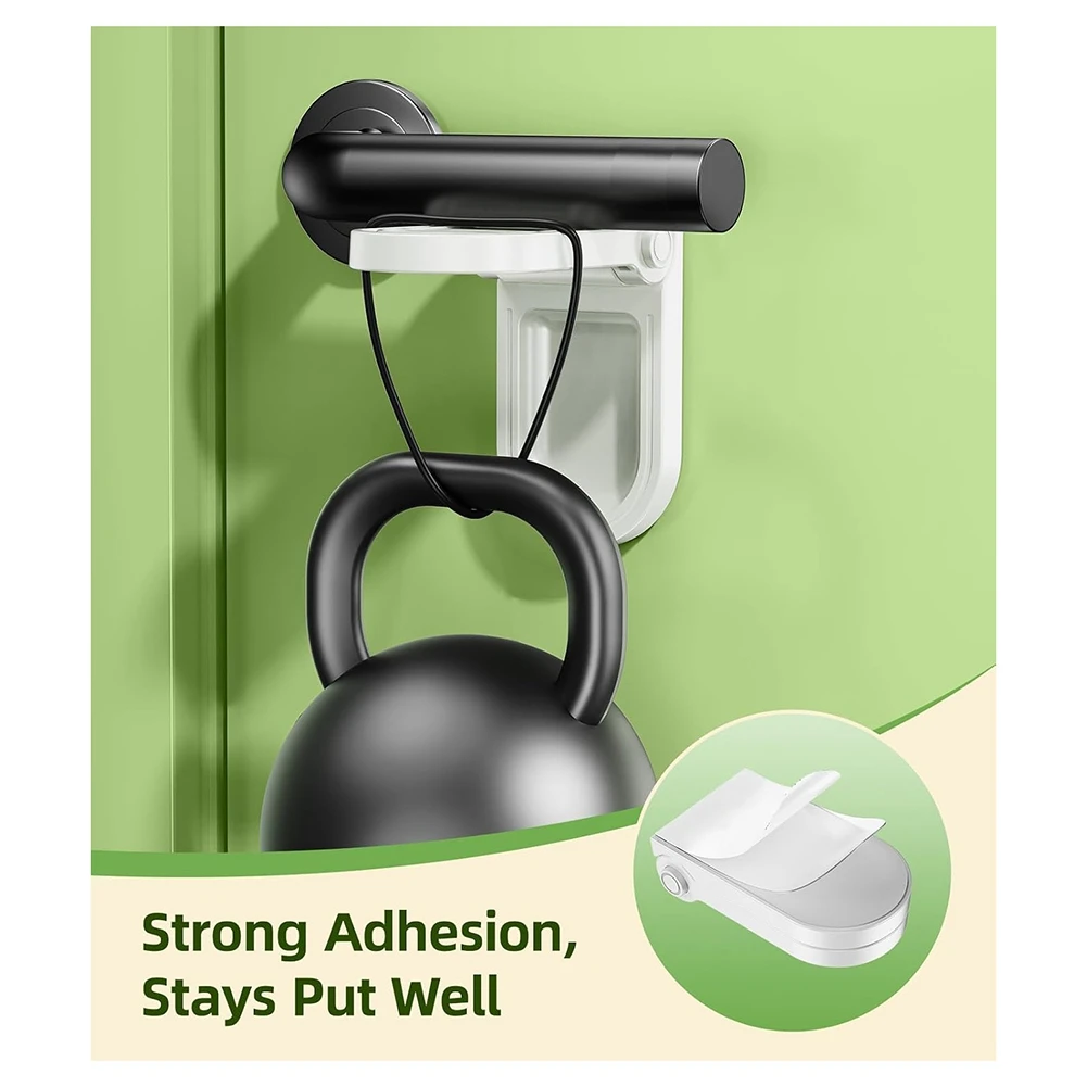 Child Safety Door Lever Lock - Prevents Toddlers From Opening Doors, Strong Adhesive, ABS