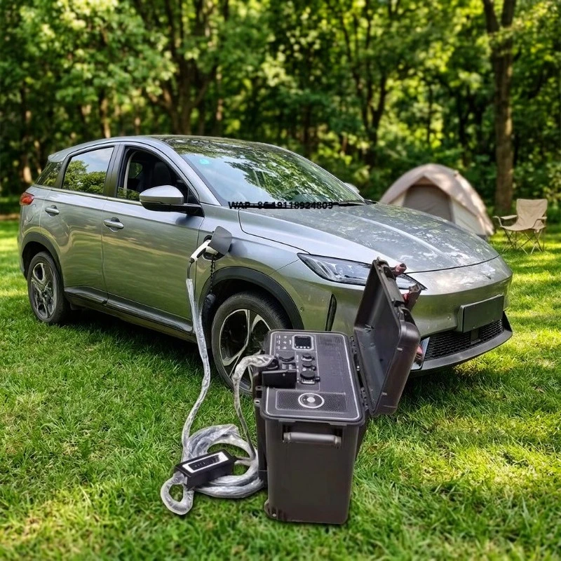 New 7kW Portable EV Charger 3kWh 5kWh 10kWh Emergency Power Bank Multifunctional Car Charging Station MZPB-001