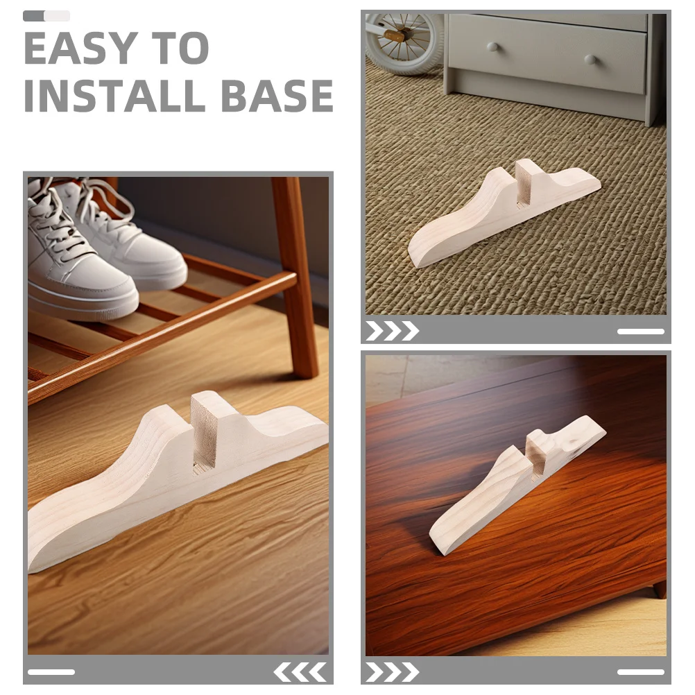 6 قطعة مقسم غرفة قابلة للطي حامل خشبي شاشة الخصوصية دعم قاعدة حامل التقسيم المستقر حامل الشاشة للمنزل مكتب الفندق #6