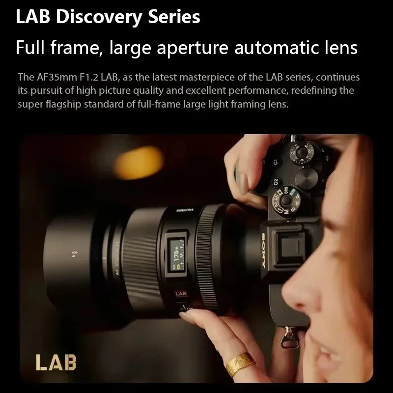VILTROX 35 مللي متر F1.2 LAB FE عدسة كاملة الإطار AF لسوني E التركيز التلقائي رئيس عدسة لسوني E-Mount A7SIII A7III A7RIII A7IV A7RIV A9