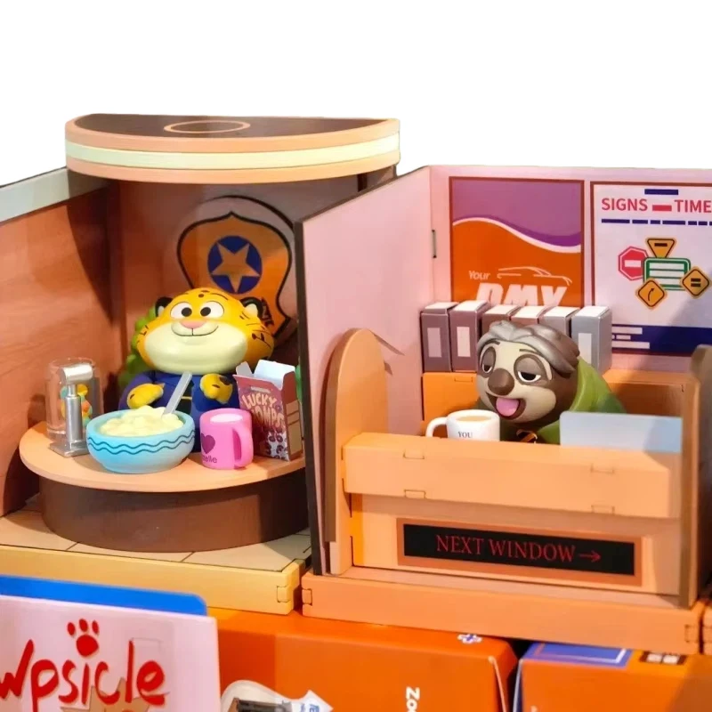 جديد Zootopia 2 صندوق أعمى نيك جودي عمل الشكل في DIY بها بنفسك بناء المشهد سطح المكتب ديكور هدية لعبة لطيف الشكل-لأصدقائك