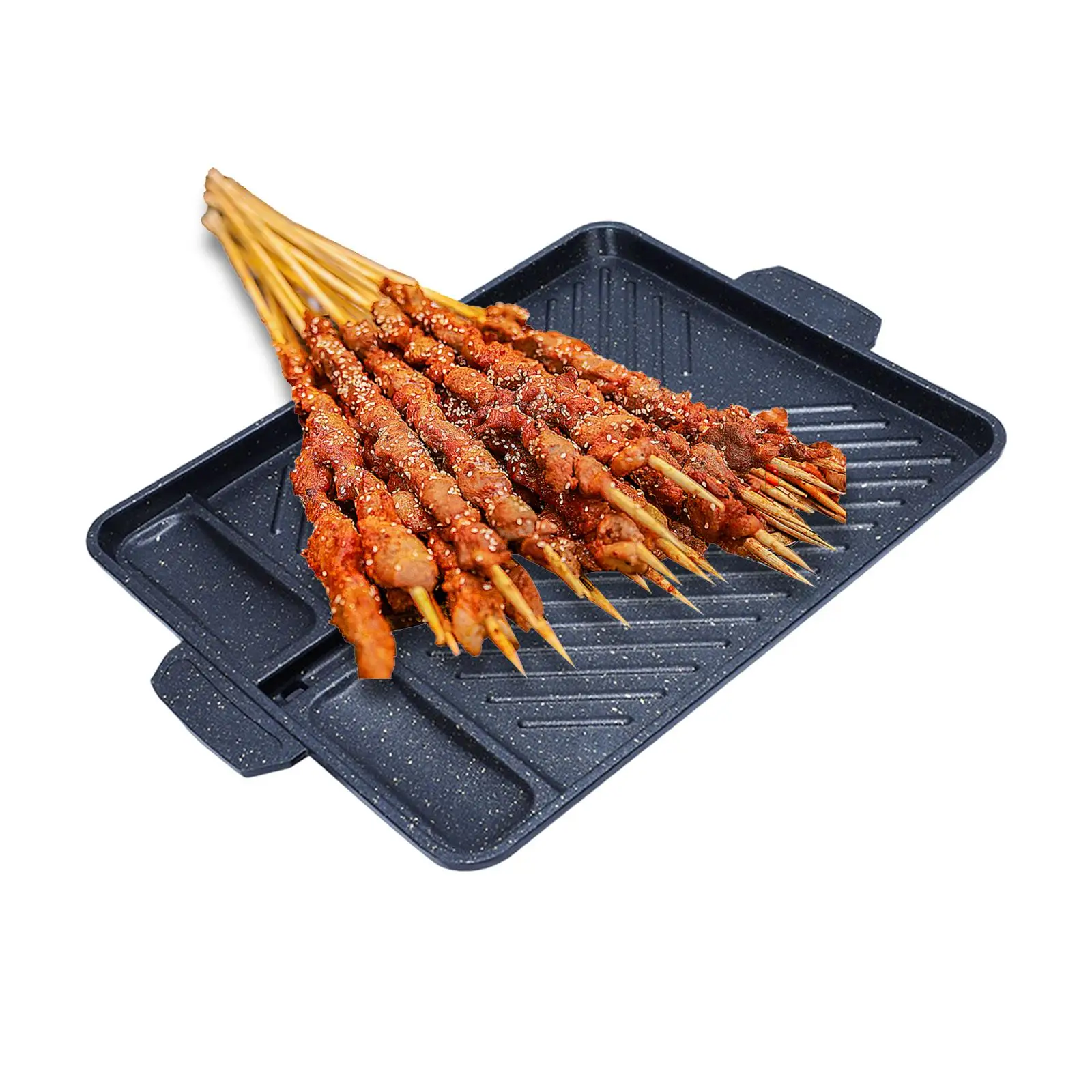 Korean Style Grilling Pan Multipurpose Portable for Frying BBQ Restaurant