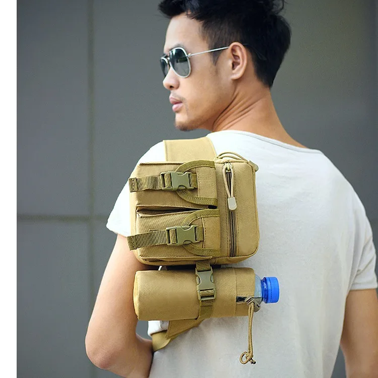 

Kettle waist bag outdoor 800D Oxford cloth waterproof waist bag kettle bit wear-resistant jungle camouflage storage bag