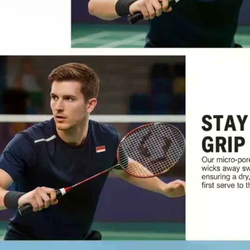 

12Pcs Racket Grip Tape for Badminton & Tennis Handle Overgrip Moisture Absorbing Anti Slip for Daily Sport Activity