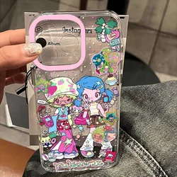2024 Original Cute Anime Girls Clear Space Phone Case For iPhone 11 12 13 14 15 16 Pro Max Mini X Xs XR 7 8 plus Se2020