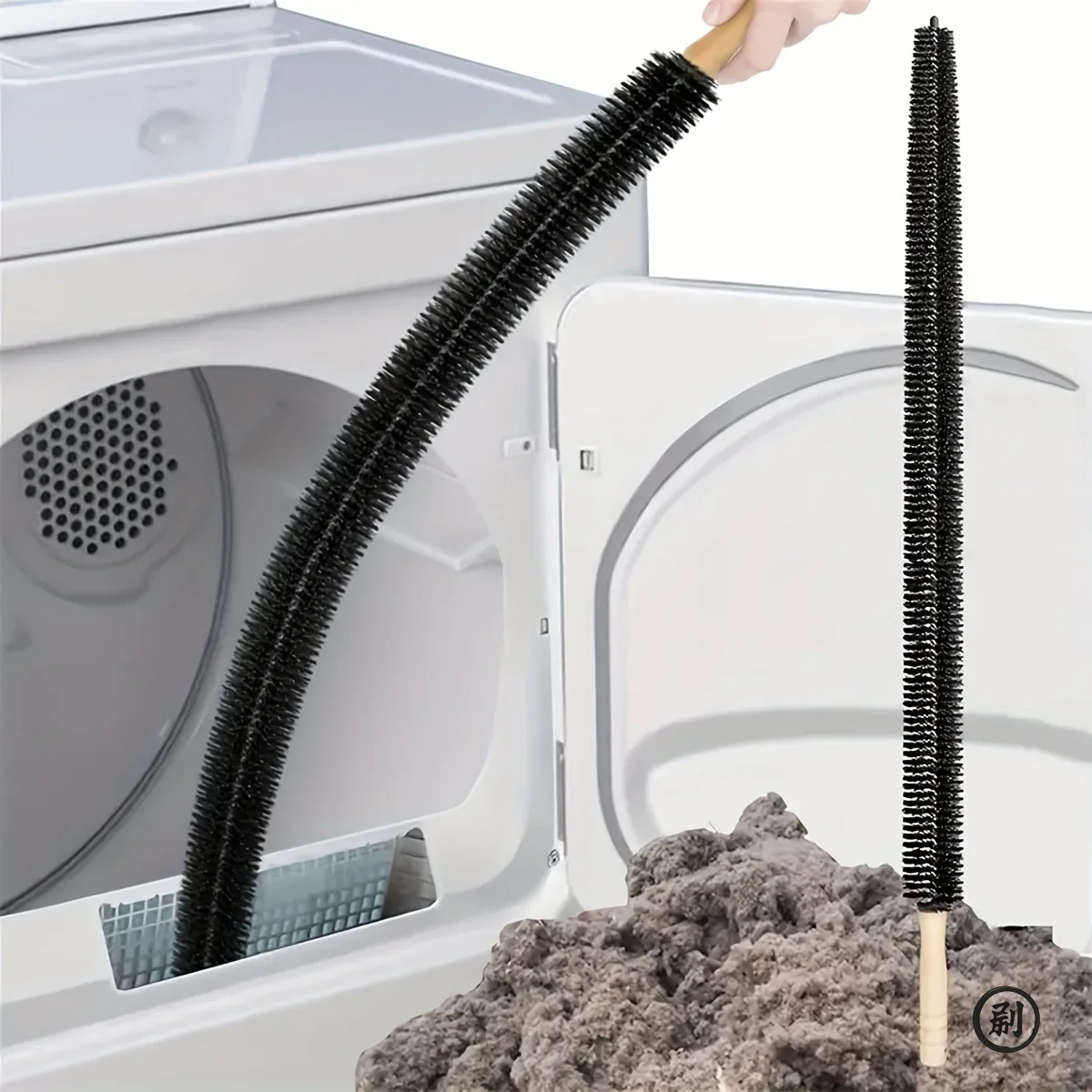 Cepillo limpiador de radiador, cepillos de limpieza de pelusas para lavadora, secador largo y Flexible, limpiador de ventilación, plumero, Herramientas de limpieza del hogar
