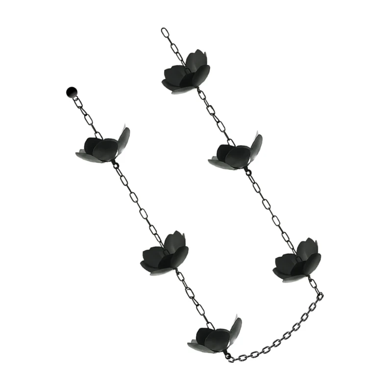 ตกแต่ง Rain CHAIN ​​ดอกไม้ Rain CHAIN ​​Functional ตกแต่งเปลี่ยน Dropship