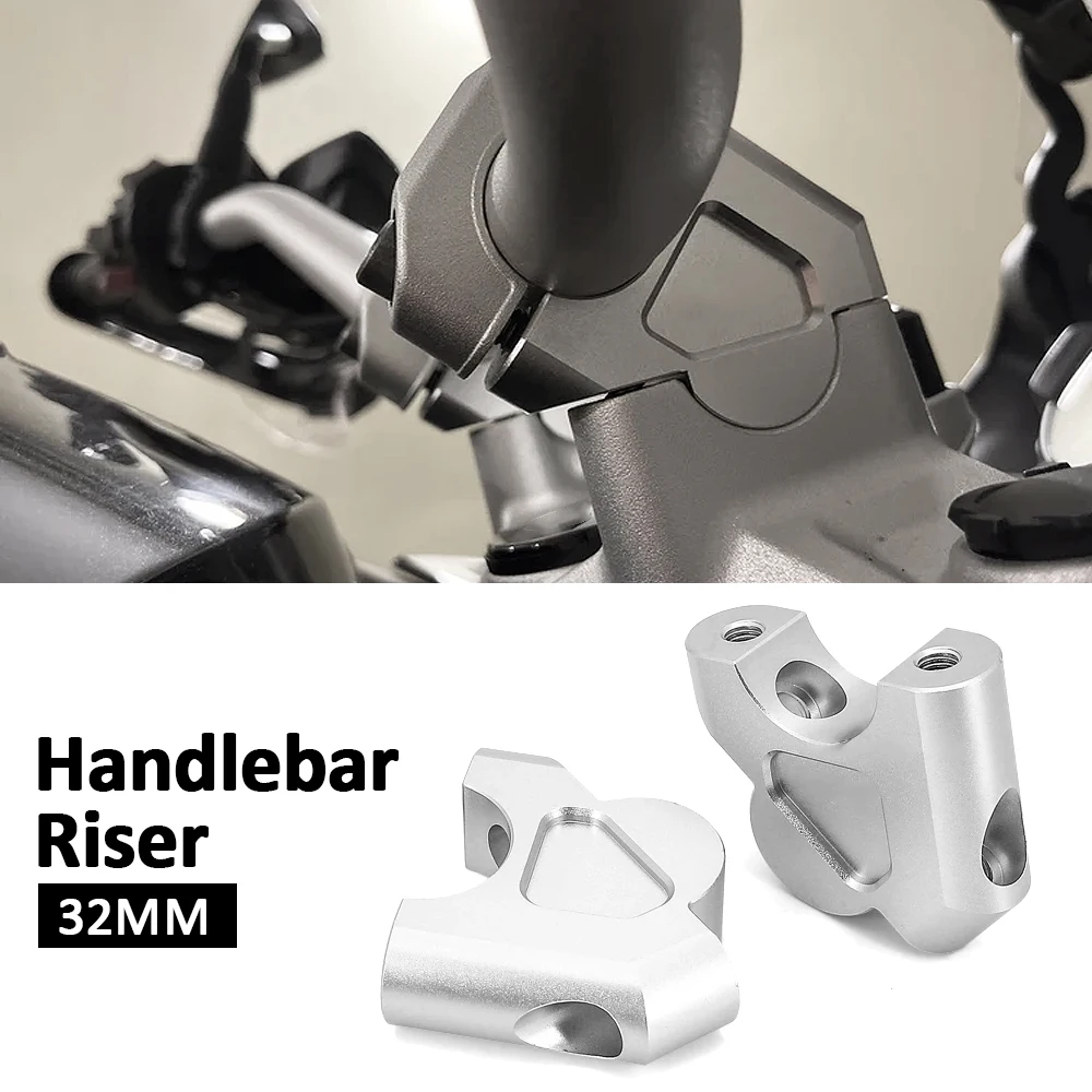 

For BMW R1250GS R 1250 GS ADV R1200GS LC Adventure Handlebar Riser 32MM Drag Handle Bar Clamp Extend Adapter S1000XR 2015-2018