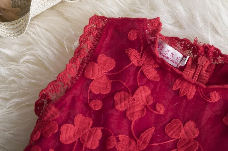 Robe blanche d'été pour filles, tenue de princesse en dentelle brodée de fleurs, pour enfants de 3 à 8 ans, fête d'anniversaire, vacances, 2025