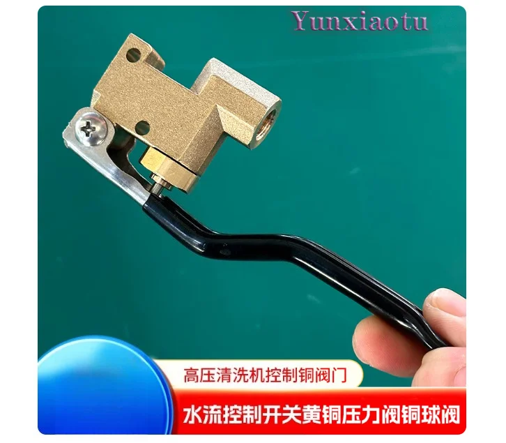 Water Flow Control Switch Brass Pressure Valve Copper Steam Engine Control Valve High Pressure Cleaner Control Copper Valve