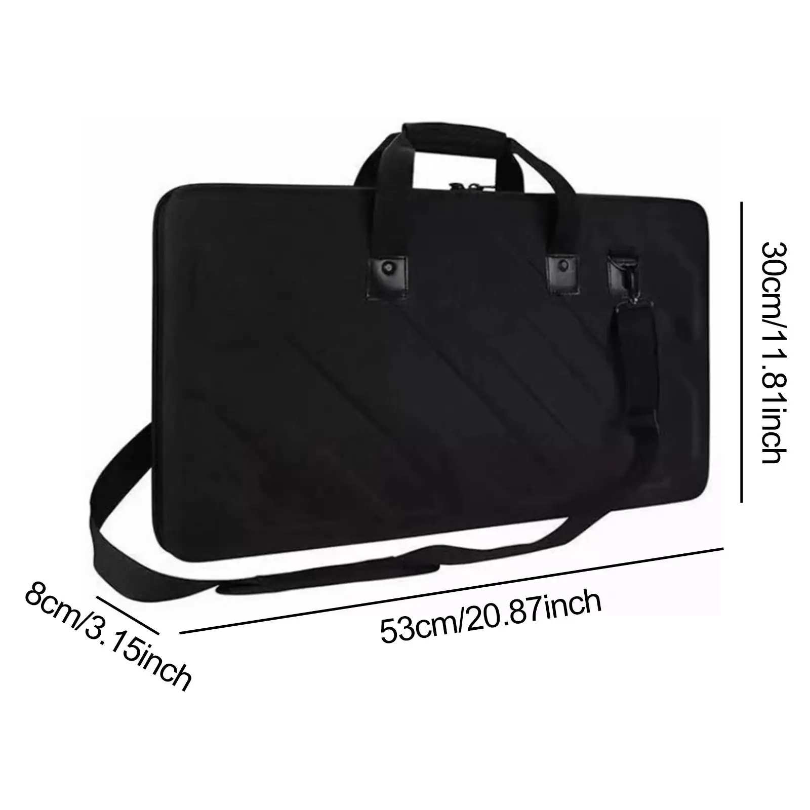 

DJ Controllers Case Travel Case Shoulder Strap Lightweight Accessory Shockproof Sound Equipment EVA Gig Bag for Performance